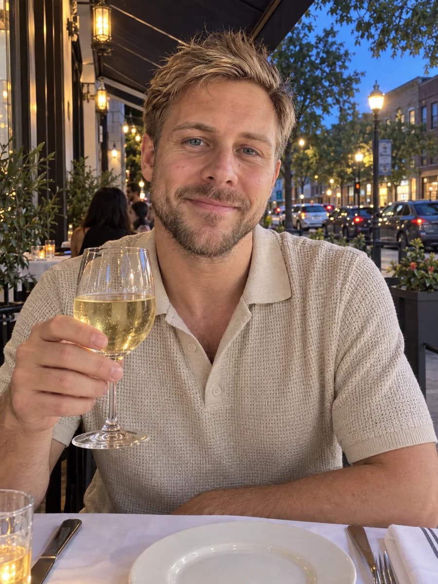 New photo of the same man made with swypd
